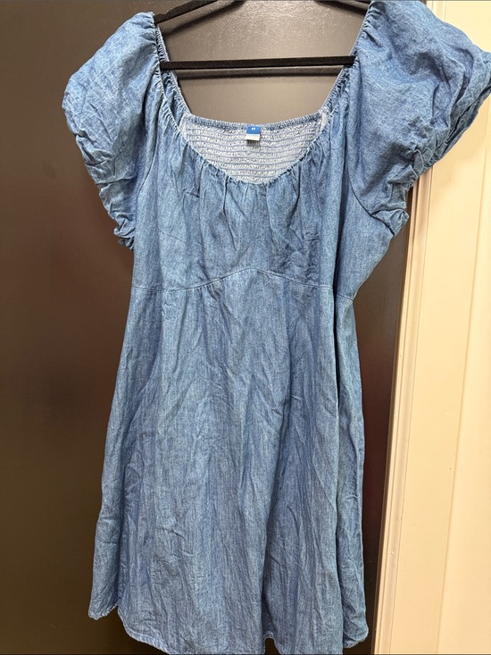 Old Navy Dresses & Skirts - Old Navy Light Blue Denim-Style Short Sleeve Dress